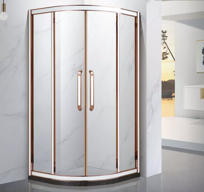 MX-888 Rose Gold + White Shower Screen 